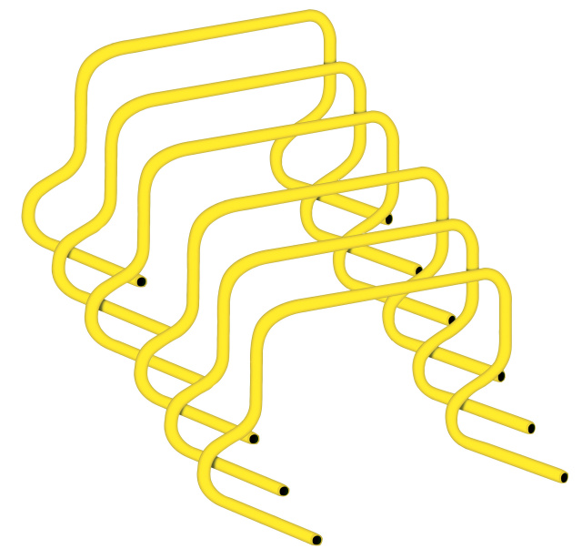 6", 8" or 12" Training Hurdles (set of 6)