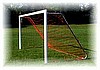 4'x6' U-6 Round Aluminum Soccer Goals (pr.)